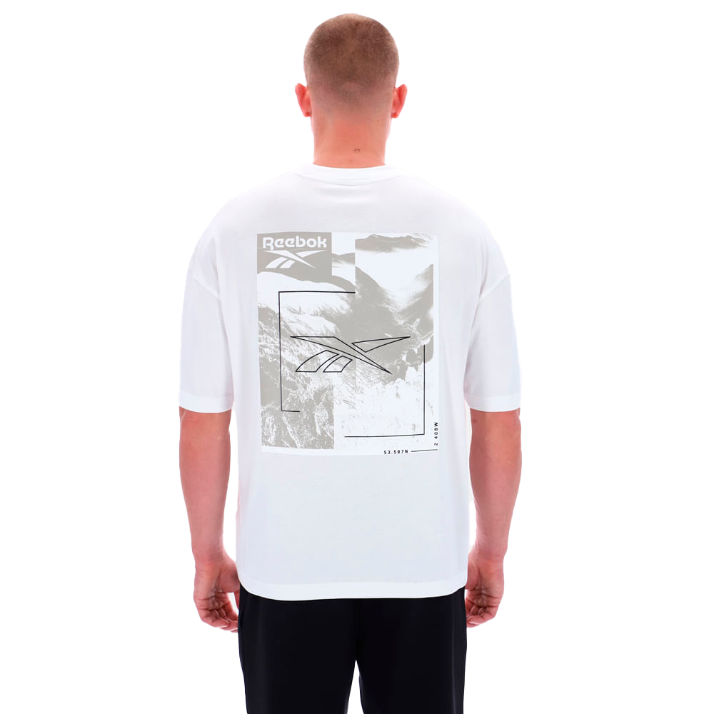 T-shirt de manga corta Melvin Mountain Reebok para hombre. Ref: 100240687 - 2