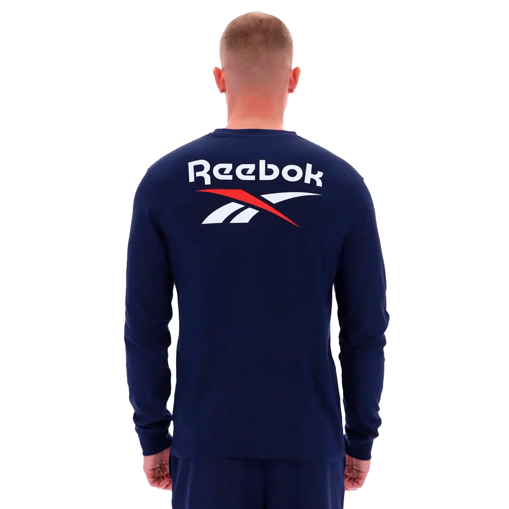 Suéter de manga larga James Frnt Bk Logo Reebok para hombre. Ref: 100240818 - 2