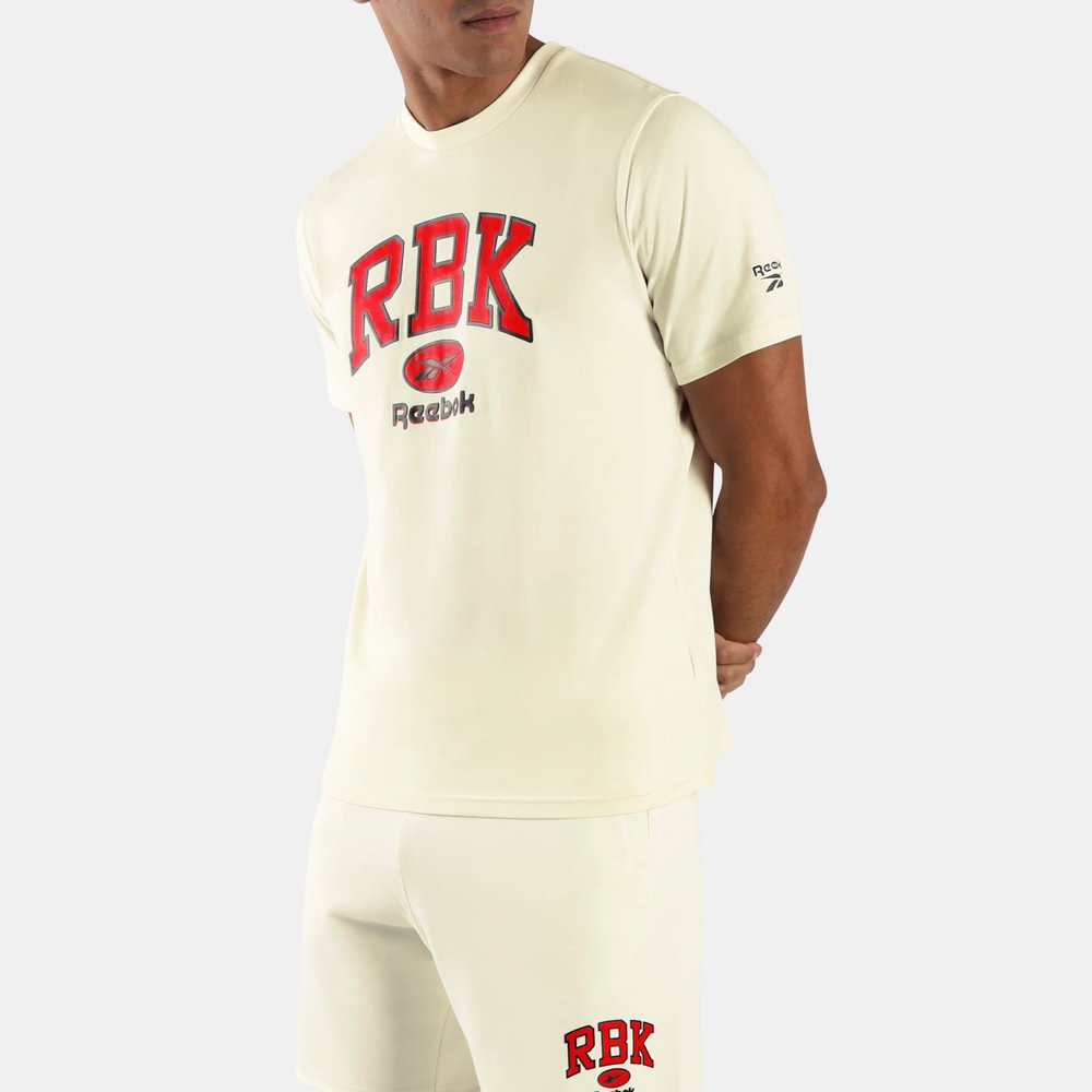 100253202 T-shirt de manga corta Rbk Collegiate Reebok para hombre  | GIK Streetwear