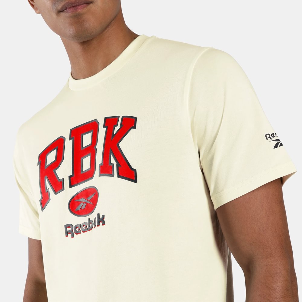 T-shirt de manga corta Rbk Collegiate Reebok para hombre