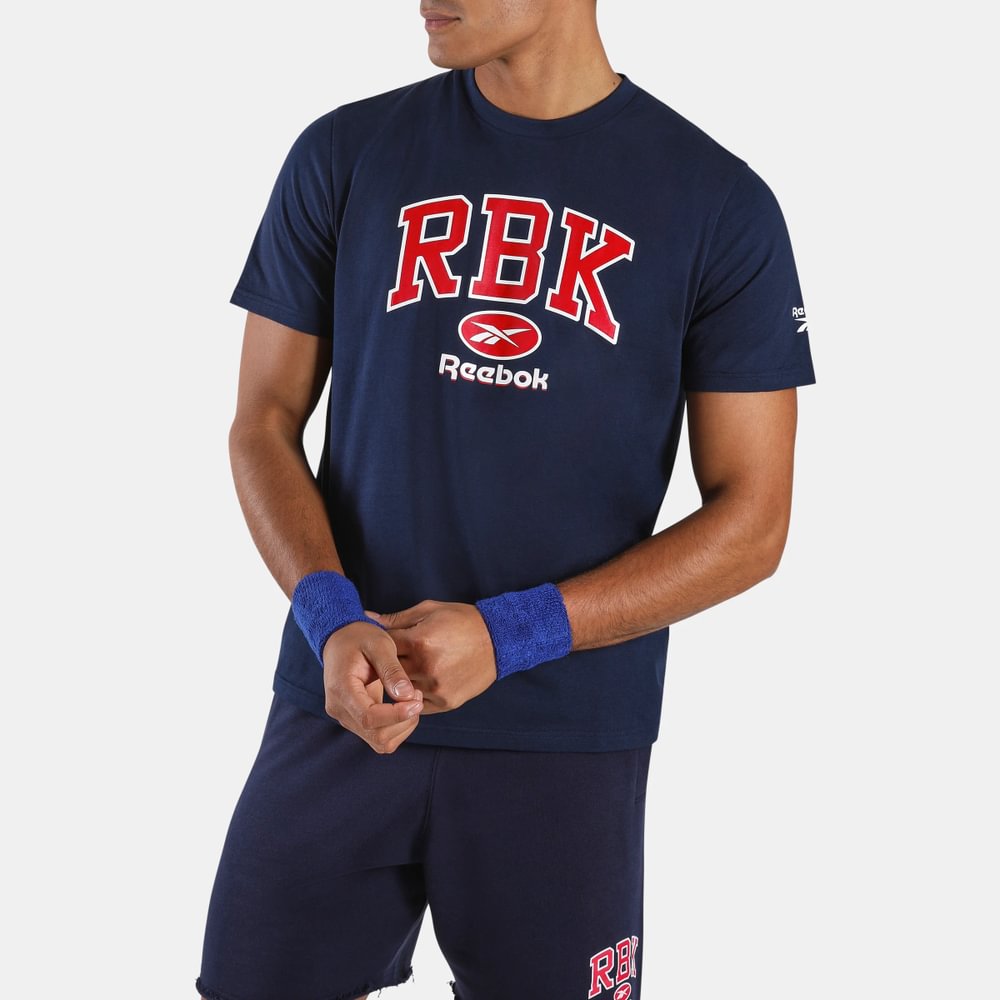 100253204 T-shirt de manga corta Rbk Collegiate Reebok para hombre  | GIK Streetwear