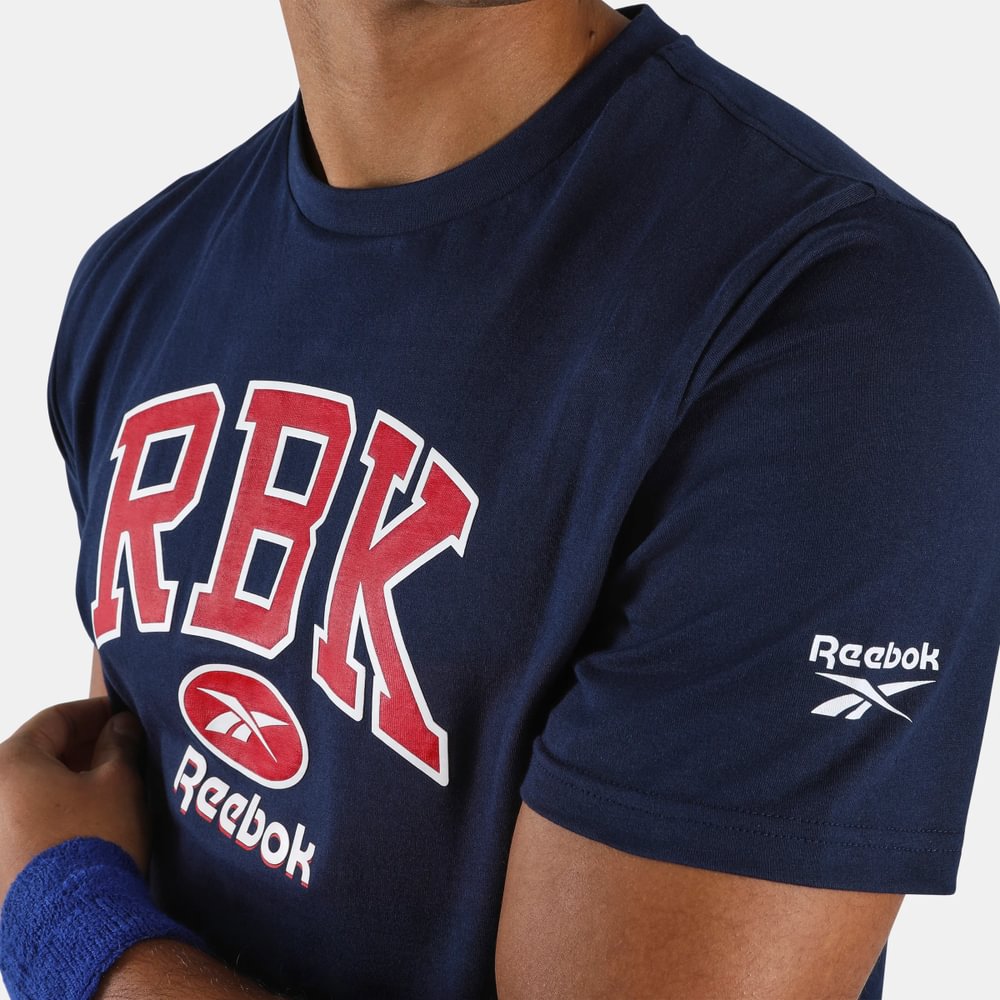 T-shirt de manga corta Rbk Collegiate Reebok para hombre