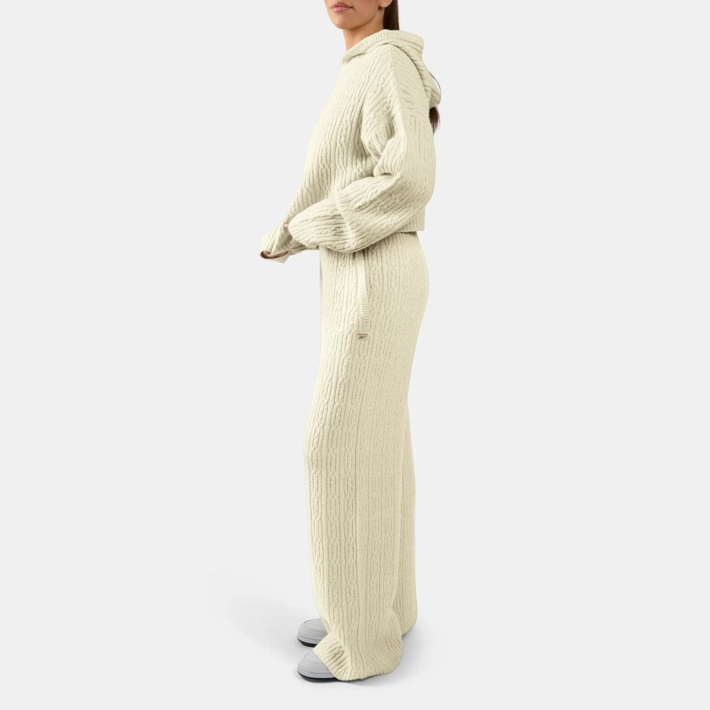 Abrigo deportivo con capucha Elevated Athletic Cable Knit Reebok para mujer