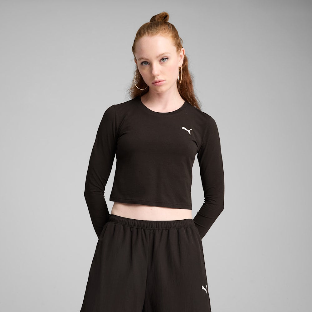 T-shirt de manga corta Wardrobe Essentials Puma para mujer. Ref: 629761 01 - 1