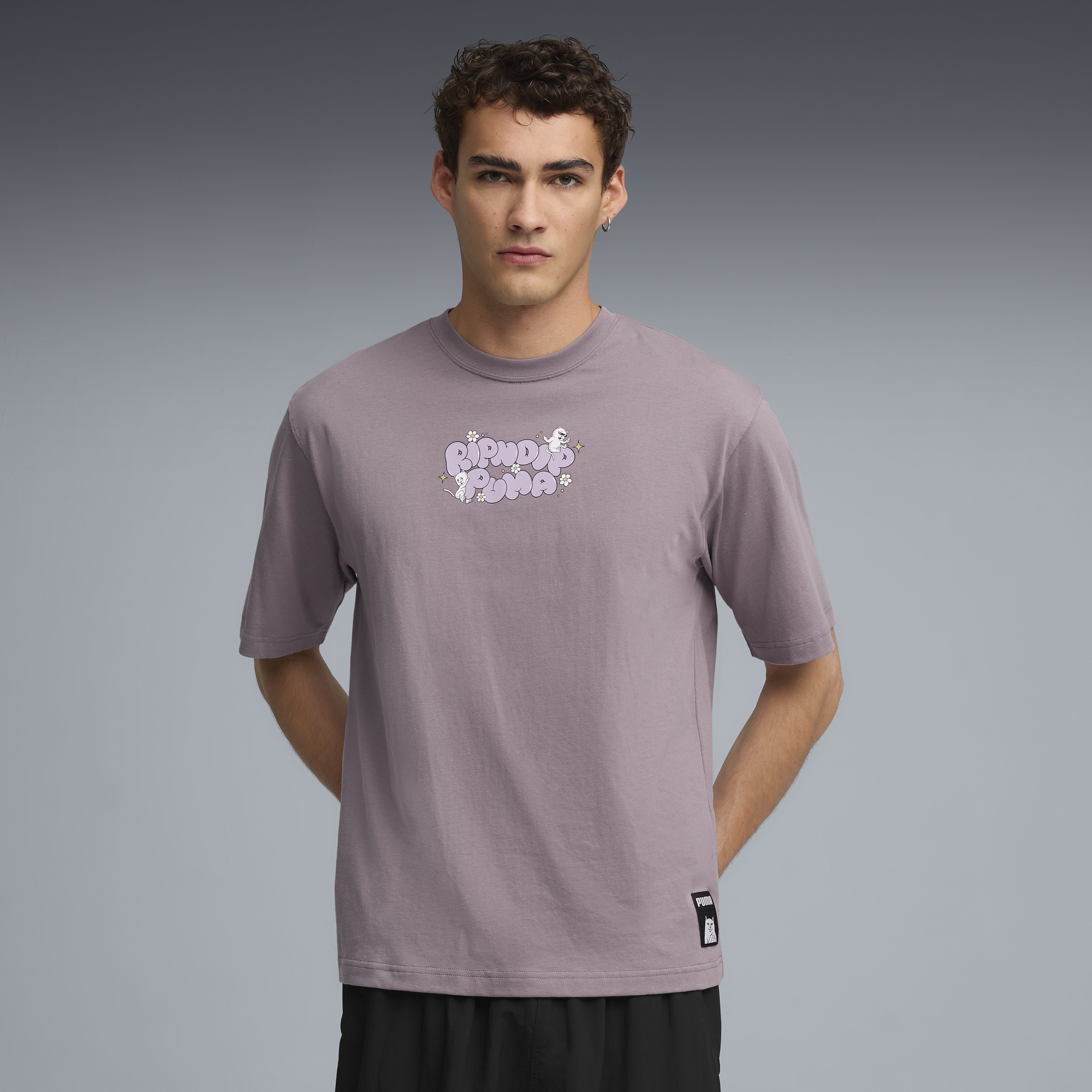 632413 64 T-shirt de manga corta X Ripndip Boxy Puma para hombre | GIK Streetwear