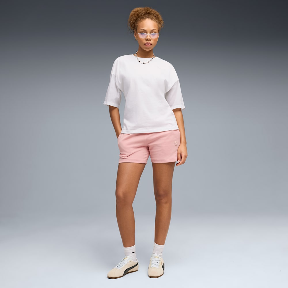 Shorts corte regular Essentials Elevated Mid-Rise 5 Puma para mujer. Ref: 691859 26 - 3