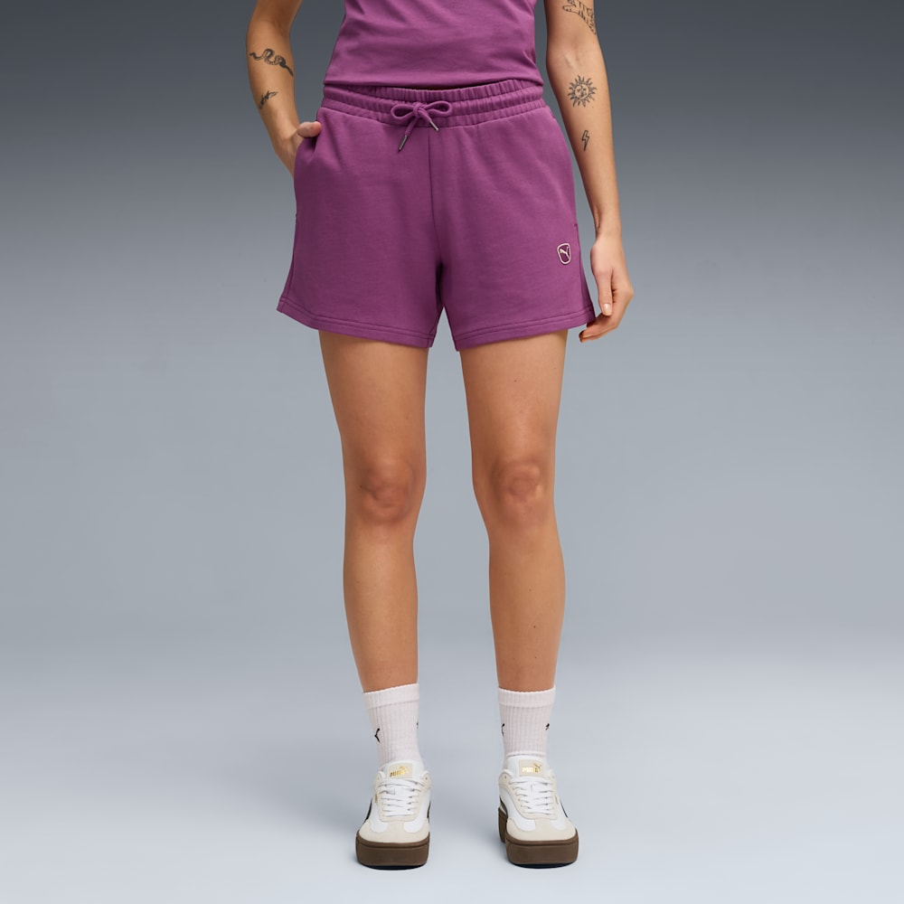 691859 69 Shorts corte regular Essentials Elevated Mid-Rise 5 Puma para mujer | GIK Streetwear