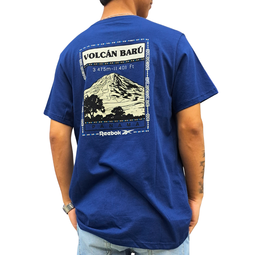 T-shirt de manga corta Volcán Barú National Park Reebok para hombre. Ref: APPCL020 - 1