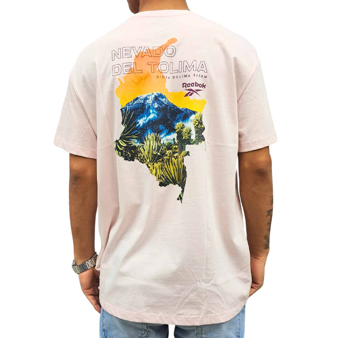 T-shirt de manga corta Nevados Del Tolima National Park Reebok para hombre. Ref: APPCL026 - 1