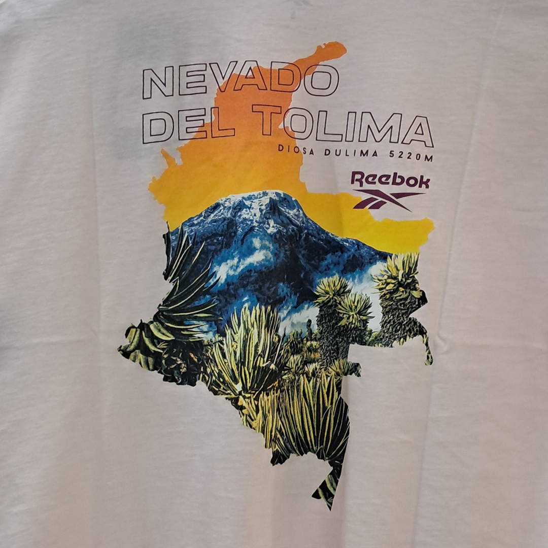 T-shirt de manga corta Nevados Del Tolima National Park Reebok para hombre. Ref: APPCL026 - 3