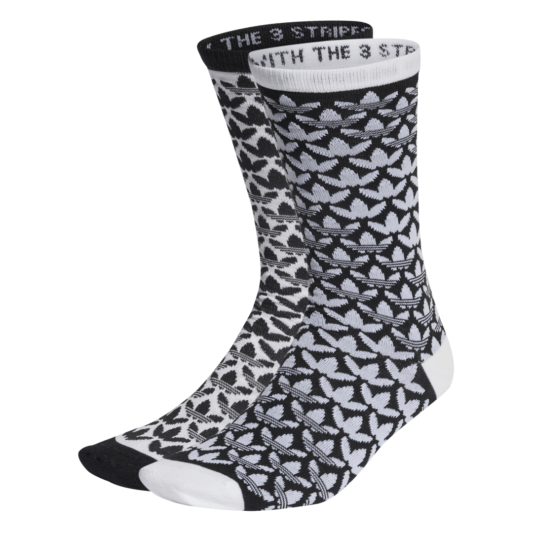 IB9171 Medias Delgados A Media Pantorrilla Monograma 2 Pares adidas para unisex| GIK Streetwear