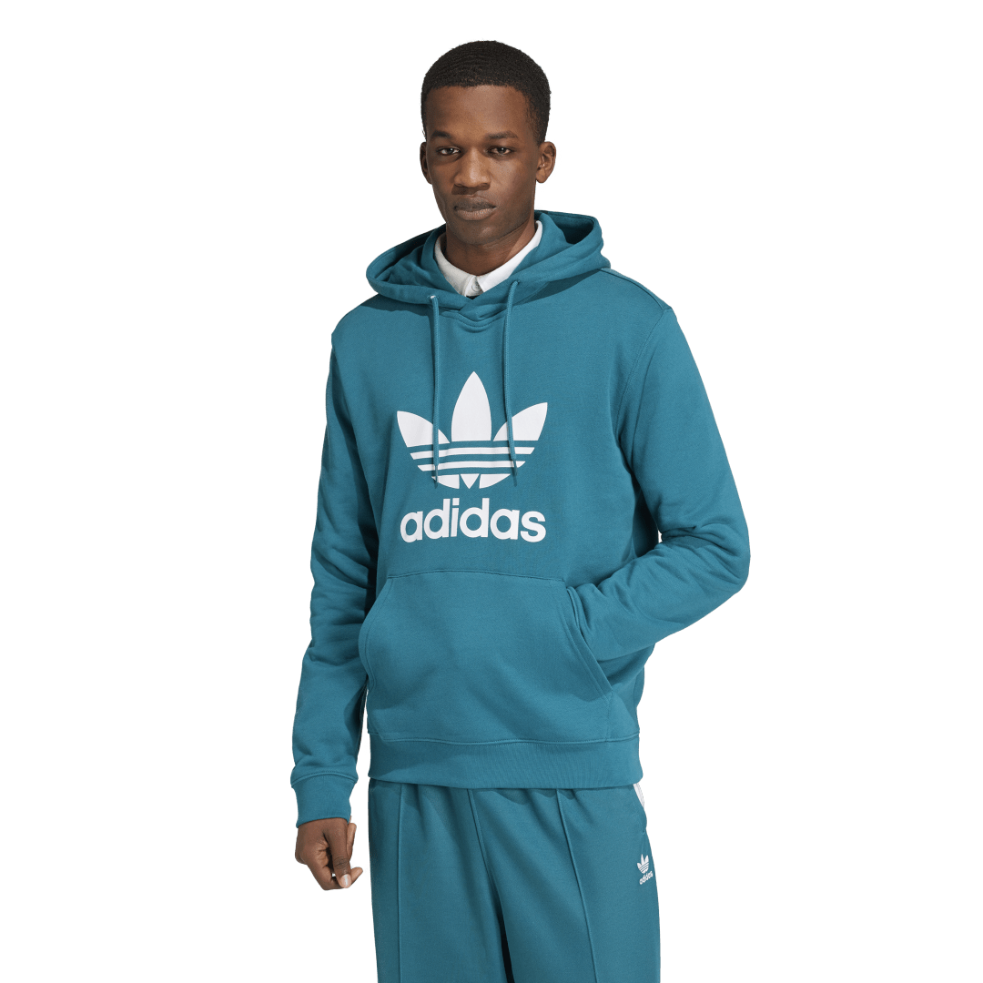 IZ2360 Sudadera con Gorro Adicolor Classics Trifolio adidas para hombre| GIK Streetwear