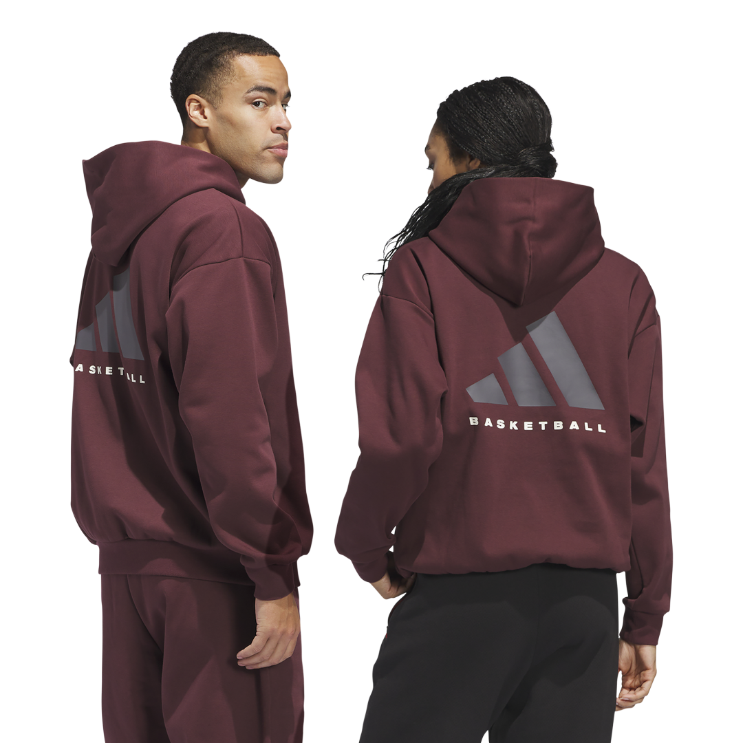 Sudadera con gorro de felpa para básquet adidas (Unisex). Ref: JD6145 - 7