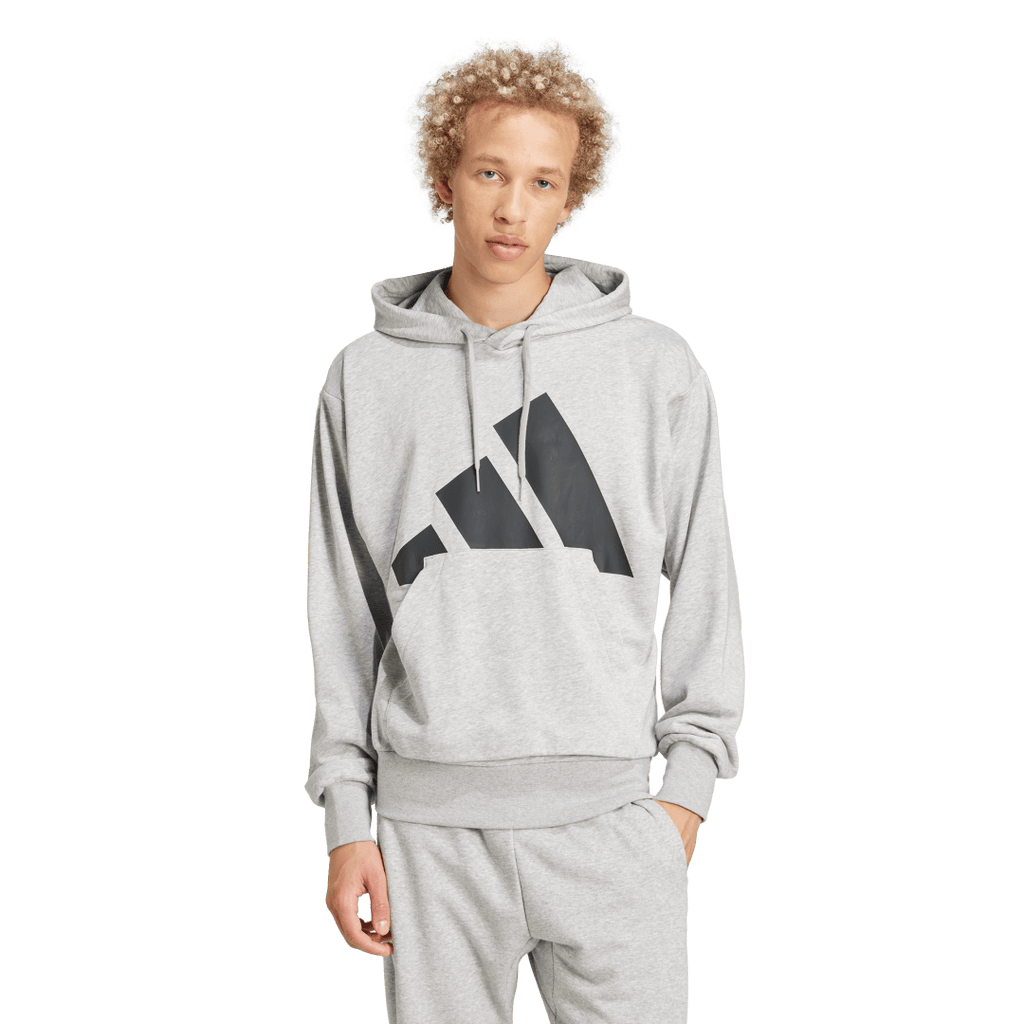 JE8889 Sudadera con Gorro Essentials Logo Grande Felpa Francesa adidas para hombre| GIK Streetwear