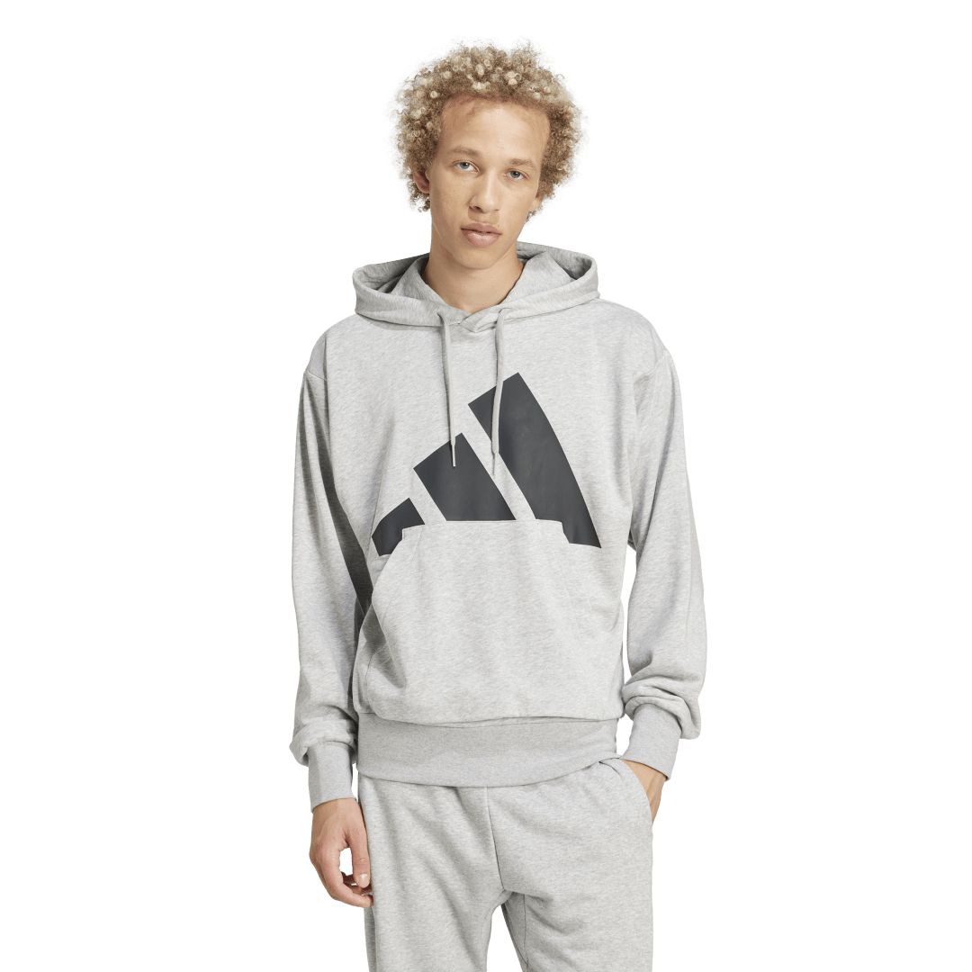 JE8889 Sudadera con Gorro Essentials Logo Grande Felpa Francesa adidas para hombre| GIK Streetwear