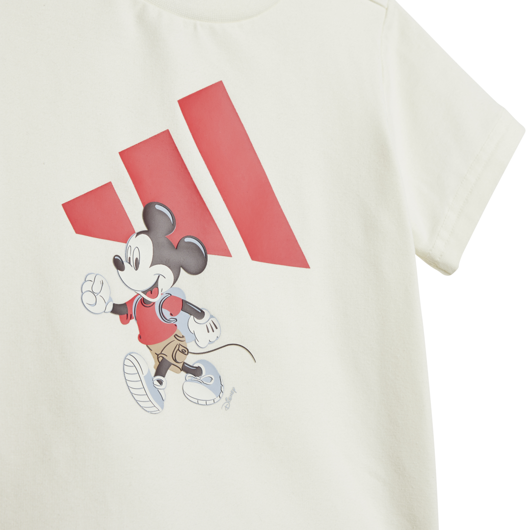 Conjunto camiseta y pants corto adidas x Disney Mickey Mouse (Bebé). Ref: JF3625 - 3