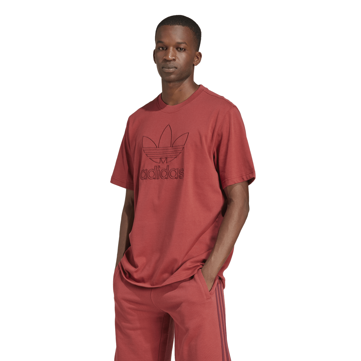 JP1085 Camiseta Adicolor Outline Trifolio adidas para hombre| GIK Streetwear