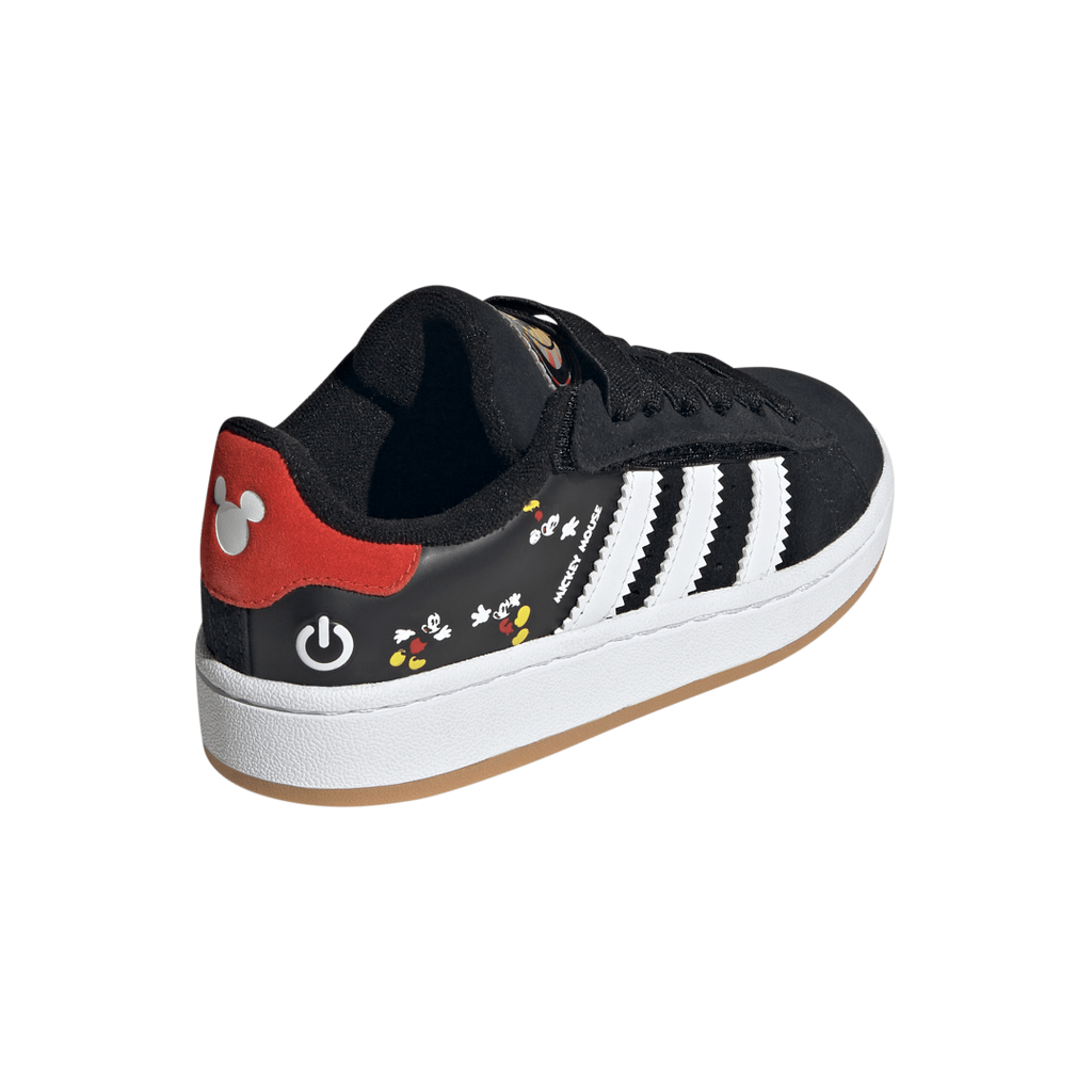 Calzado adidas para niños Campus 00s de Mickey Mouse de Disney con luces LED, cierre de comodidad y cordones elásticos. Ref: JP7989 - 7