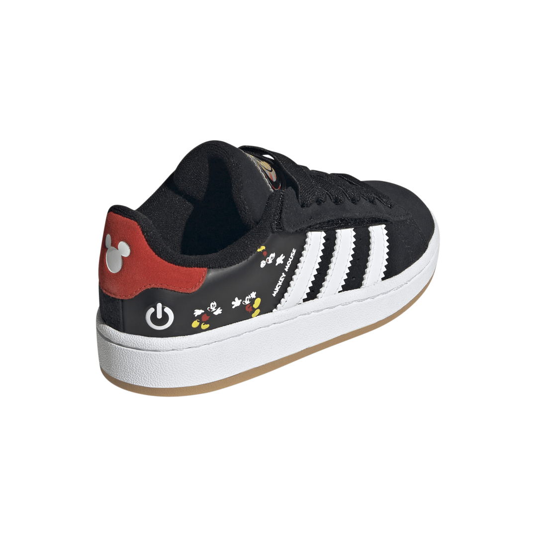 Calzado adidas para niños Campus 00s de Mickey Mouse de Disney con luces LED, cierre de comodidad y cordones elásticos. Ref: JP7989 - 7