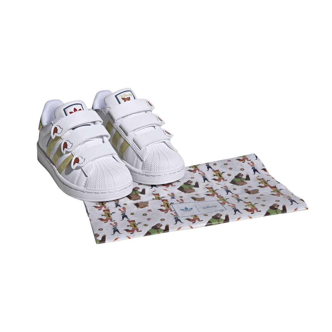 Zapatillas adidas de Disney Zootopia Superstar II con cierre cómodo para niños. Ref: JQ1334 - 10