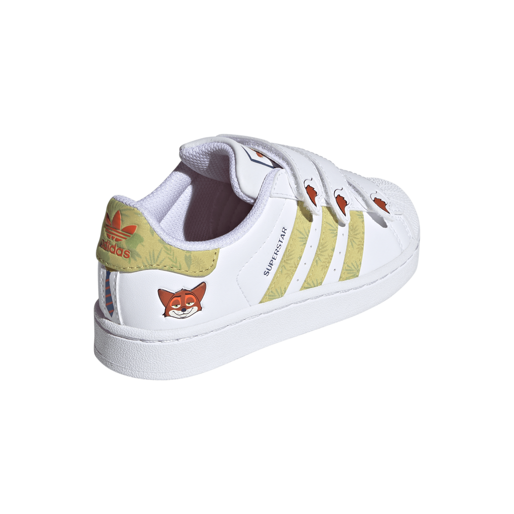 Zapatillas adidas de Disney Zootopia Superstar II con cierre cómodo para niños. Ref: JQ1334 - 7