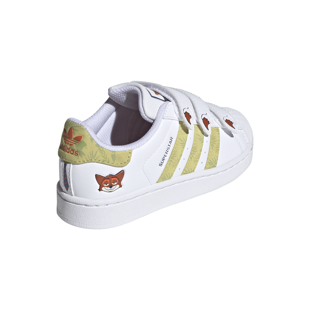 Zapatillas adidas de Disney Zootopia Superstar II con cierre cómodo para niños. Ref: JQ1334 - 7
