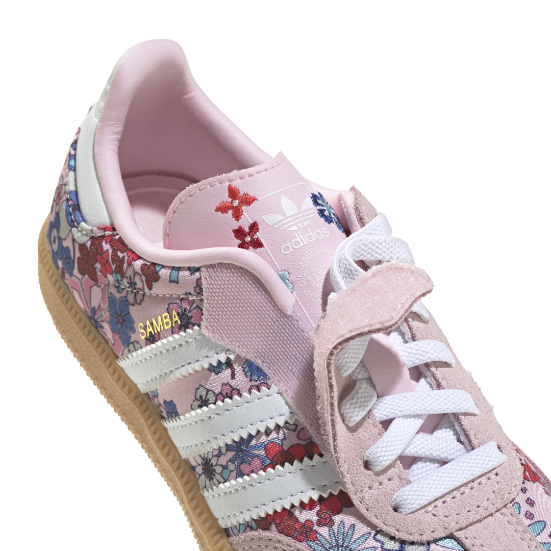 Zapatillas Samba OG adidas Liberty London con cordones elásticos y tira ajustable. Ref: JQ2007 - 10