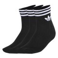 JV7436 Medias Tobilleros 3 Franjas 3 Pares adidas para unisex | GIK Streetwear