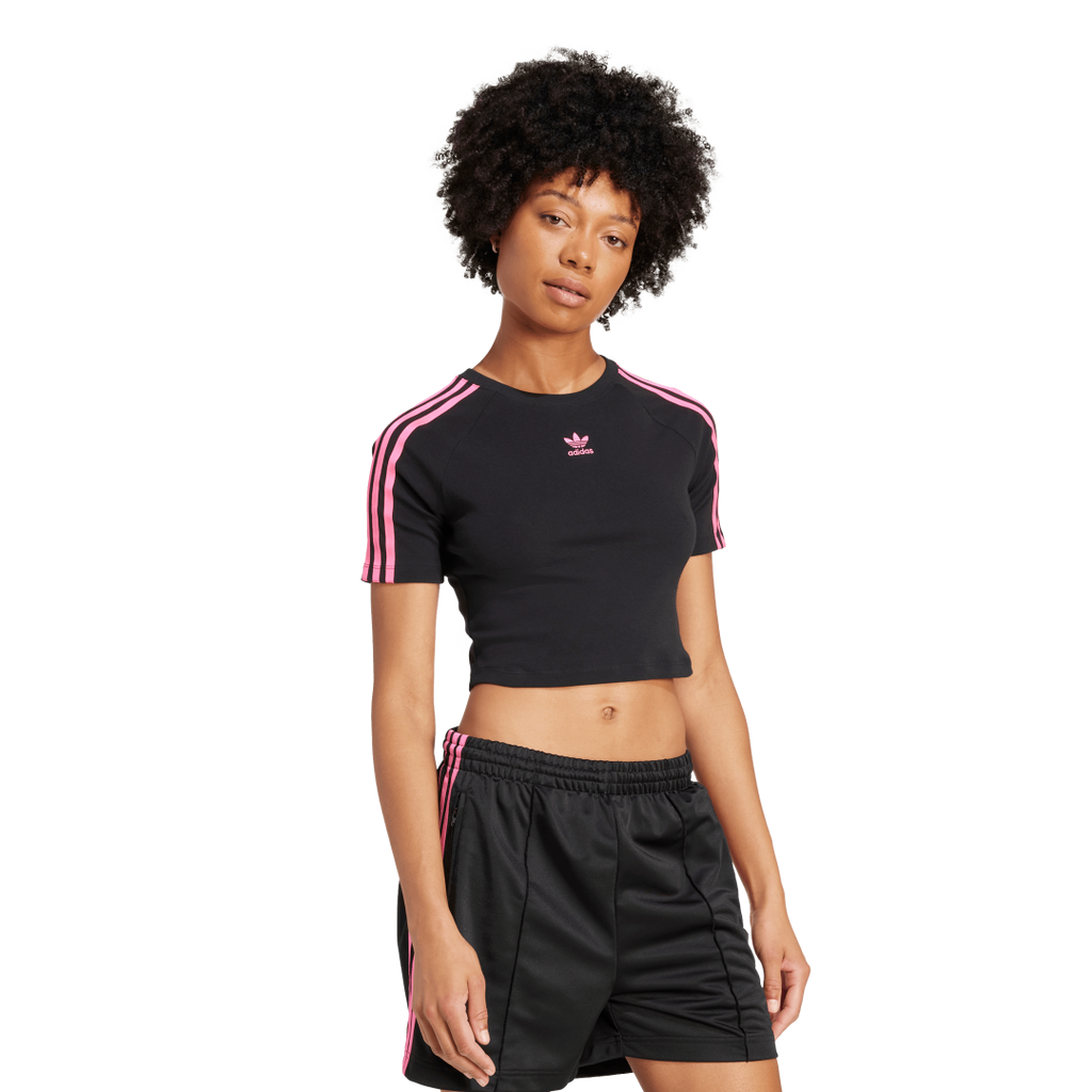 JY4858 Camiseta 3 Franjas Baby adidas para mujer| GIK Streetwear