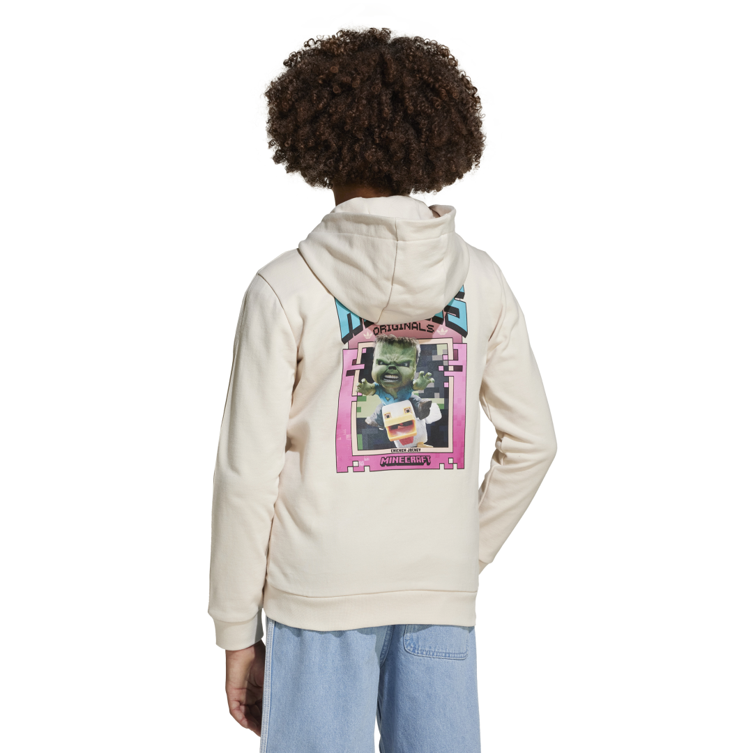 Sudadera con Gorro adidas Originals x Minecraft Estampada. Ref: JZ9932 - 2