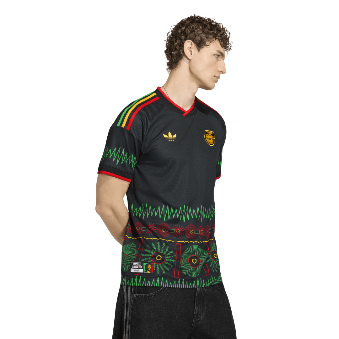KD0957 Jersey Visitante Jamaica 26 x Bob Marley adidas para hombre| GIK Streetwear