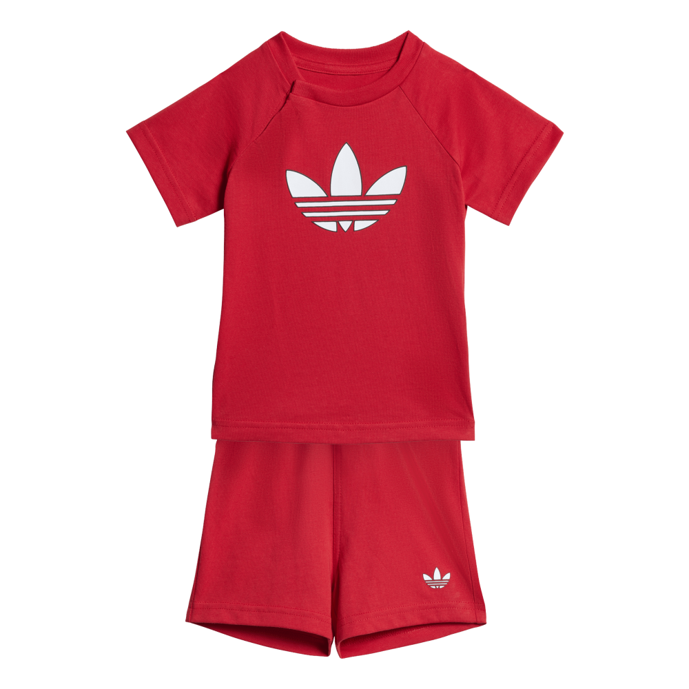 KD1035 CONJUNTO DE CAMISETA CORTA TRIFOLIO adidas para unisex | GIK Streetwear