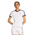 KD3683 CAMISETA 3 FRANJAS AJUSTE CEÑIDO adidas para mujer | GIK Streetwear