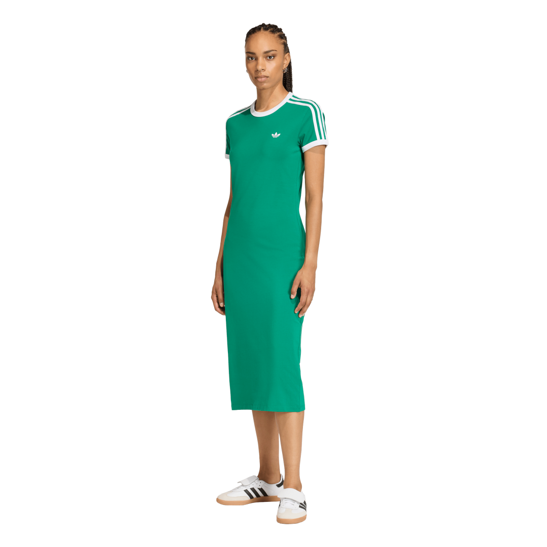 KD3693 VESTIDO 3 FRANJAS (AJUSTADA) adidas para mujer| GIK Streetwear