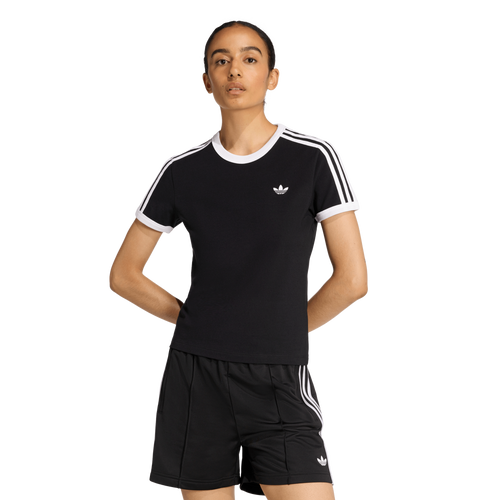 KD7980 Camiseta 3 Franjas Ceñida adidas para mujer | GIK Streetwear