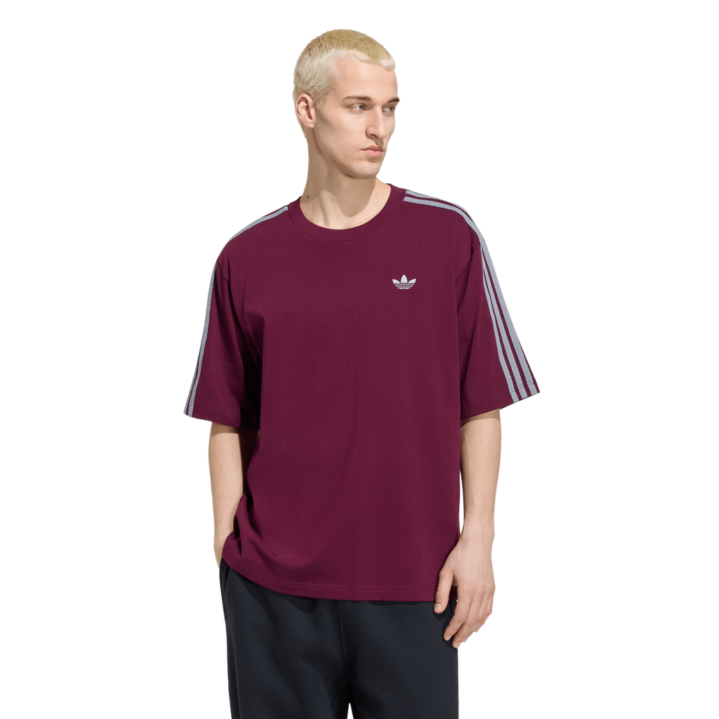 KS7411 Camiseta Adicolor 3 Franjas Oversize adidas para hombre | GIK Streetwear