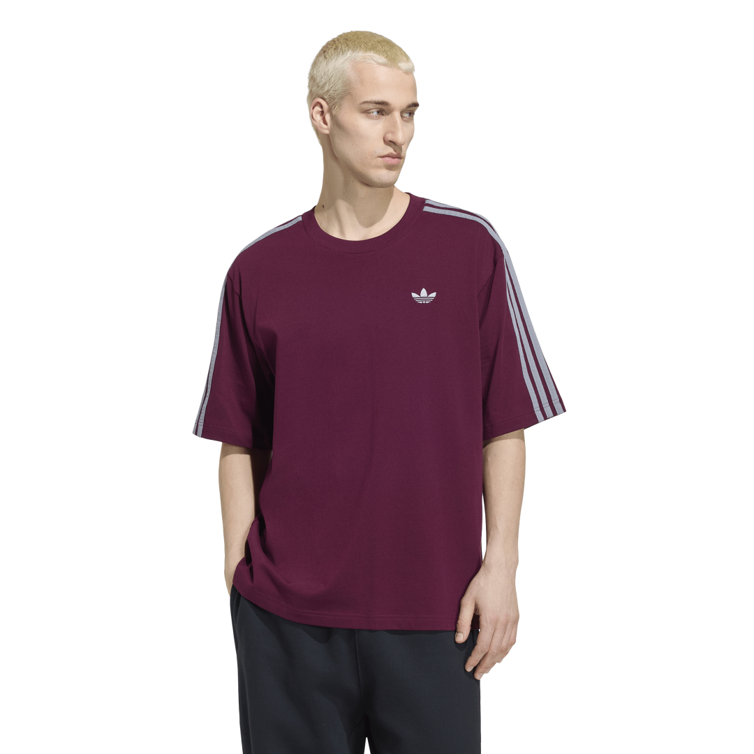 KS7411 Camiseta Adicolor 3 Franjas Oversize adidas para hombre | GIK Streetwear