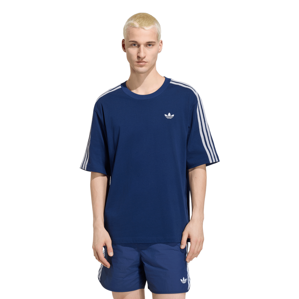 KS7414 Camiseta Adicolor 3 Franjas Oversize adidas para hombre | GIK Streetwear
