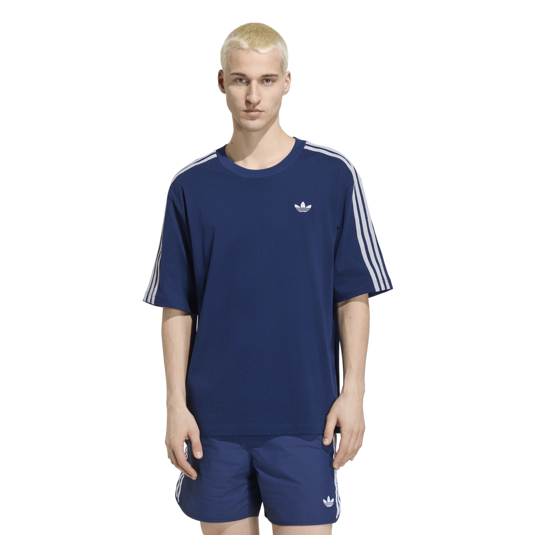 KS7414 Camiseta Adicolor 3 Franjas Oversize adidas para hombre | GIK Streetwear