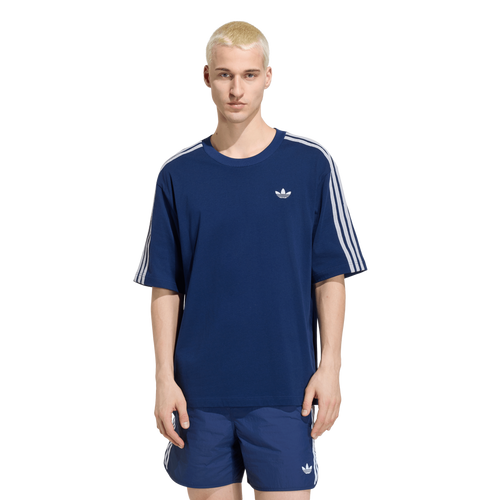 KS7414 Camiseta Adicolor 3 Franjas Oversize adidas para hombre | GIK Streetwear