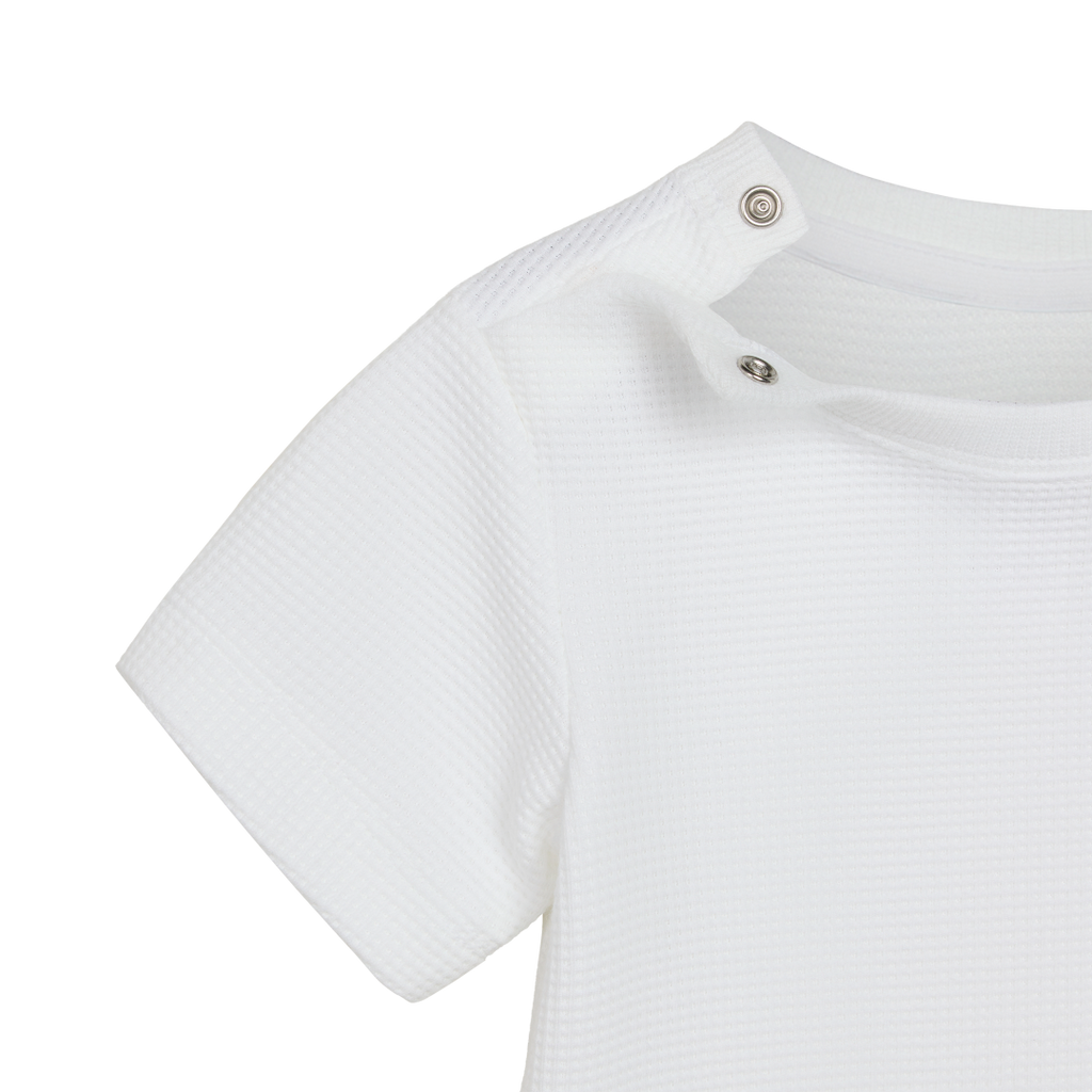 CONJUNTO DE CAMISETA Y SHORTS DE TEJIDO WAFFLE DE CORTE REGULAR. Ref: KT1794 - 3