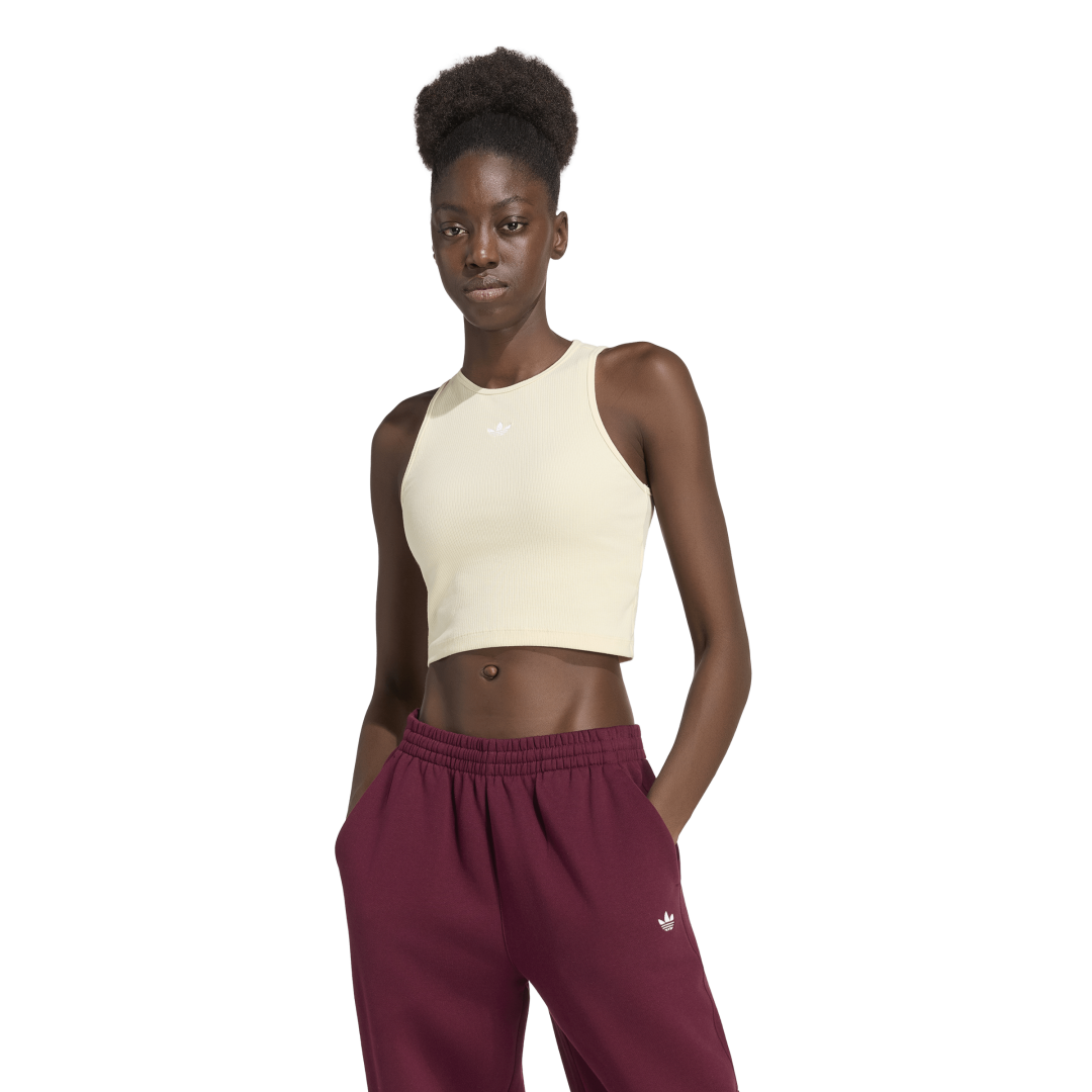 KT4747 Camiseta sin Mangas Essentials Acanalada adidas para mujer | GIK Streetwear